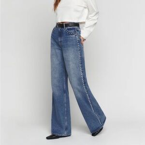 Reformation Cary High Rise Slouchy Wide Leg Jeans
